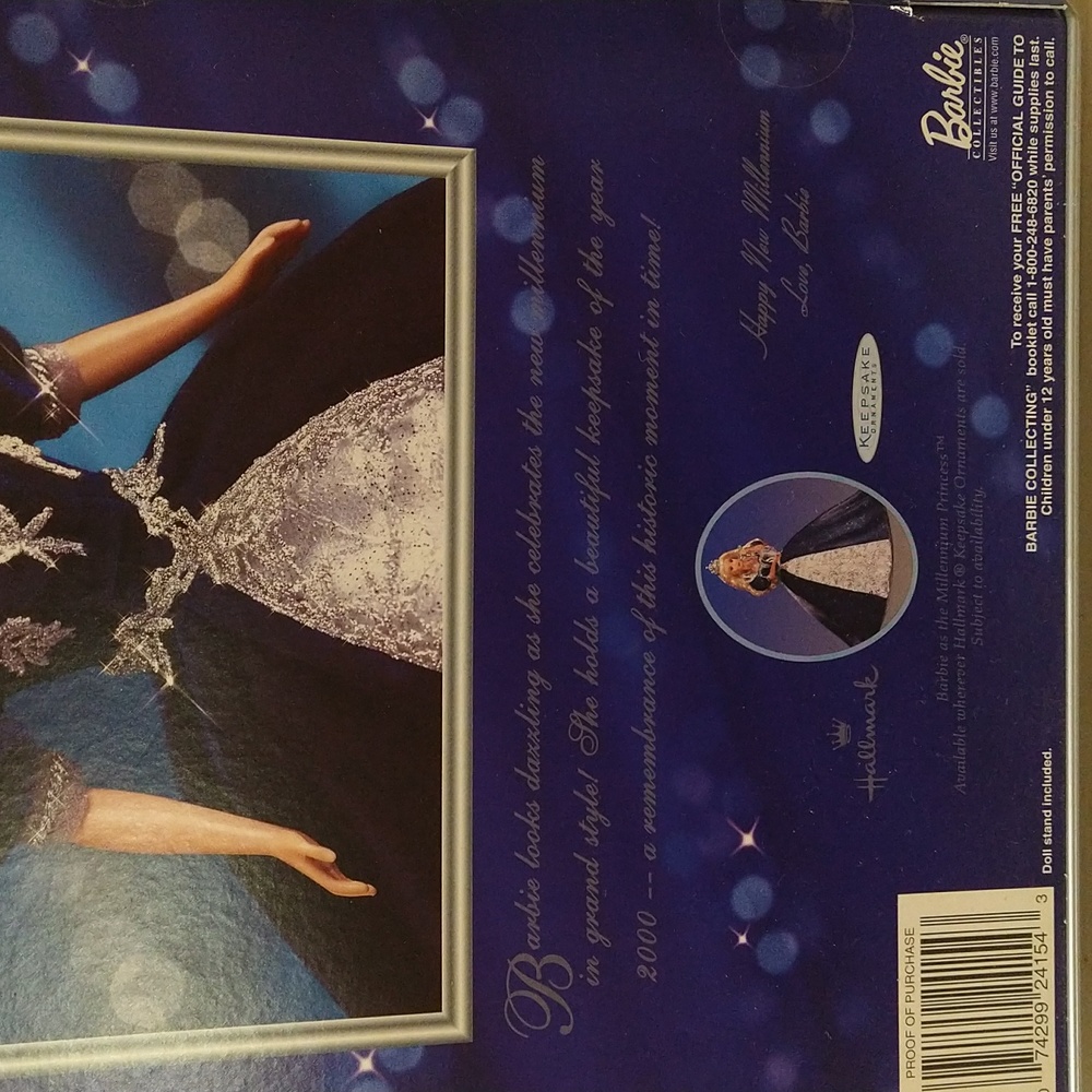 Vintage 1999 Millennium Princess Barbie Mattel - Picture 5 of 7